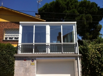 Cerramiento de terraza en Pozuelo de Alarcón